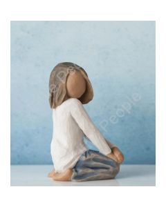 Willow Tree - Figurine joyful Child (dark hair and skintones) Collectable Gift