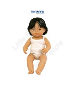 Miniland Anatomically Correct Educational Baby Doll Asian Boy 38 cm