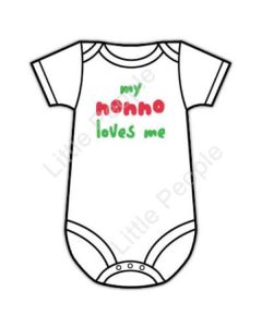 My Grandfather Loves Me 3-6mths Italian Baby Grow Suit