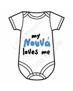 My Godmother Loves Me Size 6-12mths Greek Baby Grow Suit last one