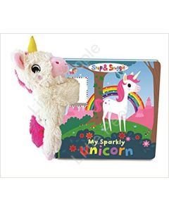 My Sparkly Unicorn Slap-band snap on plush toy Board book