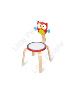 Wooden Chair Owl.