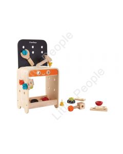Plan Toys - Wooden Workbench play pretend