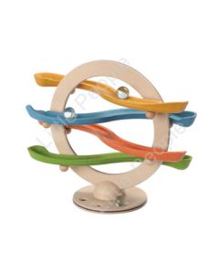 Plan Toys Curvy Click Clack- Marble Run  made from Sustainable material