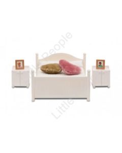Lundby Smaland 2015 Bedroom Furniture White