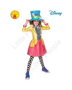 MAD HATTER GIRLS DELUXE COSTUME (LARGE POLYBAG), TEEN 9-10