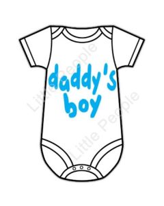 Daddy's Boy 6-12mths Baby Grow Suit
