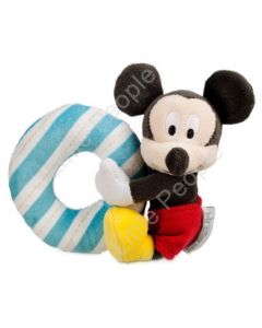 Disney Baby - Mickey Mouse Rattle Blando Baby Soft Toy rare retired