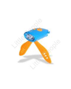Bicycle Bell with lights & sound effects Blue and Orange 
By Hornit