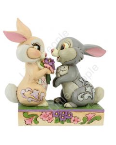 Jim Shore Thumper and Blossom, Bunny