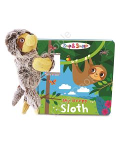 My Sleepy Sloth Slap-band snap on plush toy Board boo