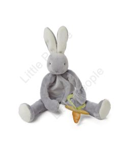 Bunnies By The Bay -  SILLY BUDDY GRAY BLOSSOM BUNNY NEW BABY TOY