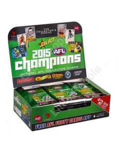 2015 AFL CHAMPIONS TRADING CARDS BOX 36 PACKETS SEALED