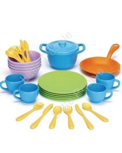 Eco Friendly Green Toys Cookware and Dining Set