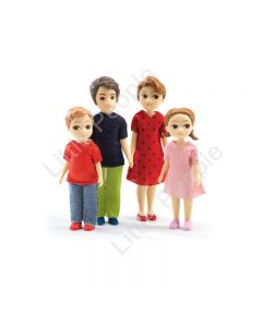 Djeco Modern Doll House -The Thomas & Marion Family