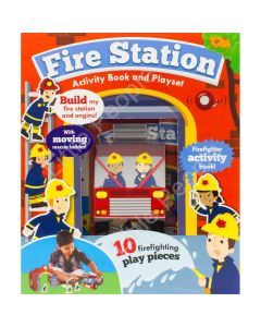 Book-Fire Station Activity Book and Play Set