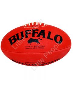 BUFFALO SPORTS  Soft Touch PVC Full Size 28cm Red Aussie Rules Football