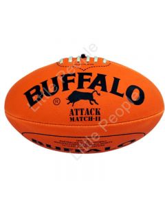 BUFFALO SPORTS  Soft Touch PVC Full Size 28cm Orange Aussie Rules Football