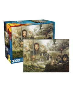 Aquarius Lord Of The Rings Saga 3000 Piece Jigsaw Puzzle