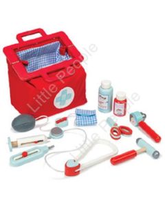 Le Toy Van Wooden Doctor Set with Carry Bag Pretend Toy