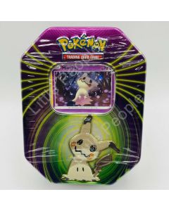 Pokemon MIMIKYU Tin 3 Booster Packs 1 Holo TCG New & Sealed