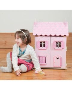 LE TOY VAN Pink Wooden Doll 
LE TOY VAN pink doll house My First Dream House