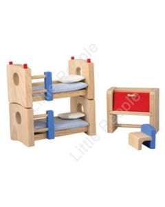 Plan Toys -Wooden Children  Bedroom Set Neo New 5 Piece