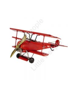 Red Baron German Tripple Winged  Fighter Plane  Classic 35cm