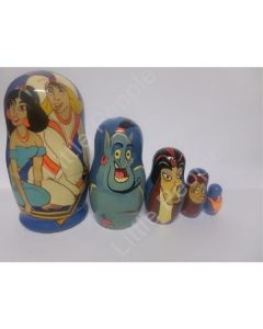Russian Doll Wooden Matryoshka Babushka - Cartoon - Aladdin and Friends