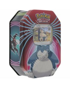 Pokemon Snorlax Tin 3 Booster Packs 1 Holo TCG New & Sealed