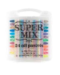Super Mix Oil Pastels - Set of 24