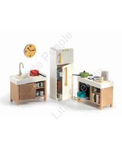 Djeco Modern Doll House Furniture Set- The Kitchen  last one