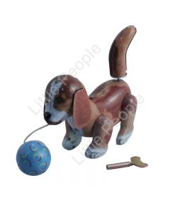 Tin toy - Dog with Ball